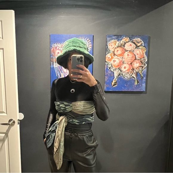 Marine Serre Scuba Top with Scarf details - Picture 9 of 9